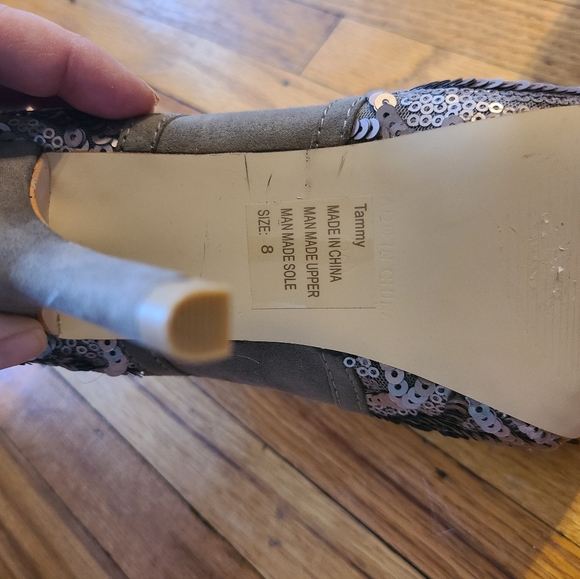 High heeled ankle booties boots misses size 6. LIKE NEW - Picture 13 of 16